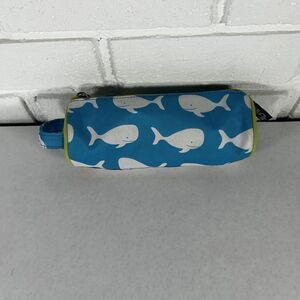 Love Brand Pencil Case Whales Cute Blue White Green School Supplies